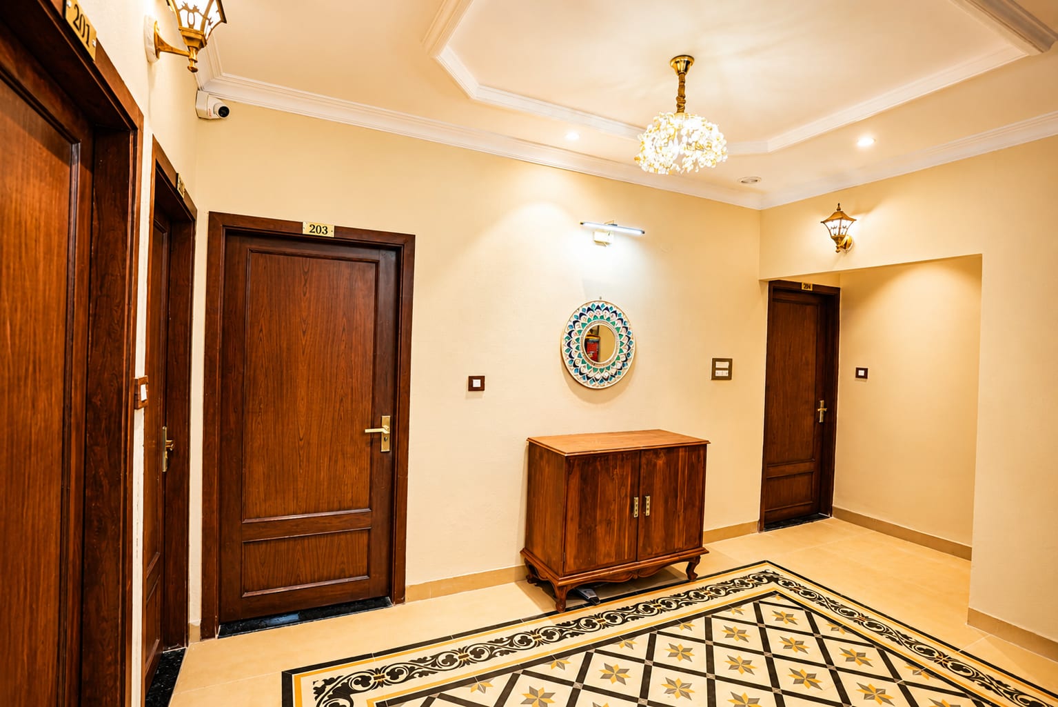 Guest corridor